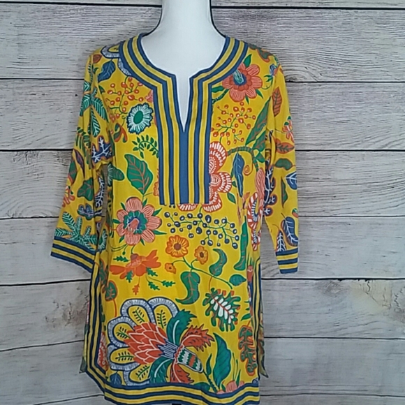 Gretchen Scott Designs Tops - Gretchen Scott Isabel's Garden Tunic Top size md